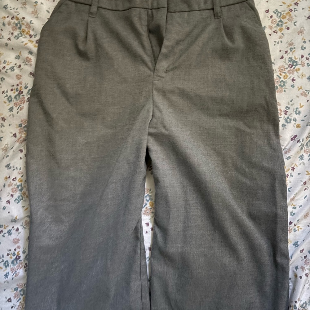 H&M Gray Flat slacks